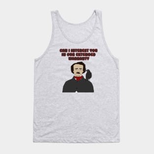 Edgar Allen Poe, Funny Meme Tank Top